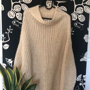 ARITZIA - Cream Mock Neck Sweater